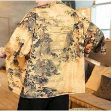 Charger l'image dans la galerie, Veste Kimono Homme Hisao Kimono Cardigan Haori mixte Kimonojaponais