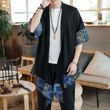 Charger l'image dans la galerie, Veste Kimono Homme Hoshi Kimonos Cardigan Street Mixte Kimonojaponais Style 2 4XL