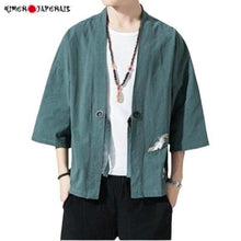 Charger l'image dans la galerie, Veste Kimono Homme Kyoto Kimonos Cardigan Street Mixte Kimonojaponais