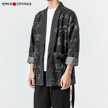 Charger l'image dans la galerie, Veste Kimono Homme Narogi Hitoko Kimonos Cardigan Street Mixte Kimonojaponais