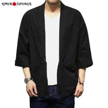Charger l'image dans la galerie, Veste Kimono Homme Noragi Eko Kimonos Cardigan Street Mixte Kimonojaponais