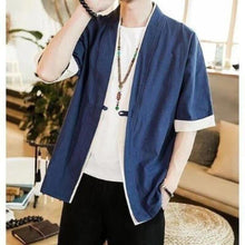 Charger l'image dans la galerie, Veste Kimono Homme Son Kimonos Cardigan Street Mixte Kimonojaponais