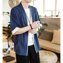 Charger l'image dans la galerie, Veste Kimono Homme Son Kimonos Cardigan Street Mixte Kimonojaponais