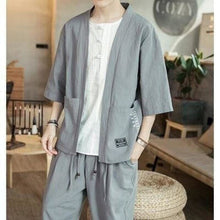 Charger l'image dans la galerie, Veste Kimono Homme Ýing Yang Kimonos Cardigan Street Mixte Kimonojaponais