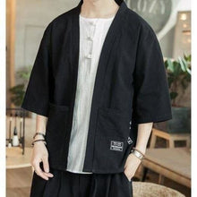 Charger l'image dans la galerie, Veste Kimono Homme Ýing Yang Kimonos Cardigan Street Mixte Kimonojaponais
