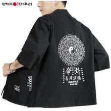 Charger l'image dans la galerie, Veste Kimono Homme Ýing Yang Kimonos Cardigan Street Mixte Kimonojaponais