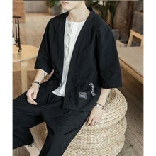 Charger l'image dans la galerie, Veste Kimono Homme Ýing Yang Kimonos Cardigan Street Mixte Kimonojaponais