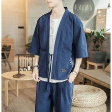 Charger l'image dans la galerie, Veste Kimono Homme Ýing Yang Kimonos Cardigan Street Mixte Kimonojaponais