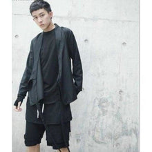 Charger l'image dans la galerie, Veste Kimono Homme Zhong Kimonos Cardigan Street Mixte Kimono Japonais M