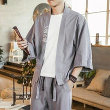 Charger l'image dans la galerie, Veste Kimono Homme Zun Kimonos Cardigan Street Mixte Kimonojaponais