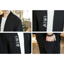 Charger l'image dans la galerie, Veste Kimono Homme Zun Kimonos Cardigan Street Mixte Kimonojaponais
