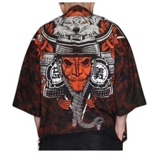 Charger l'image dans la galerie, Veste Kimono loup de Honshū Kimono Cardigan Haori mixte Kimonojaponais