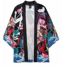 Charger l'image dans la galerie, Veste Kimono Manga power Kimono Cardigan Haori mixte Kimonojaponais