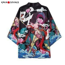 Charger l'image dans la galerie, Veste Kimono Manga power Kimono Cardigan Haori mixte Kimonojaponais S-M