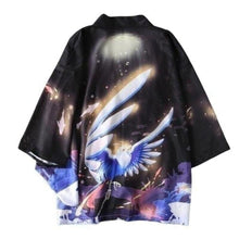 Charger l'image dans la galerie, Veste Kimono Mythic bird Kimono Cardigan Haori mixte Kimonojaponais