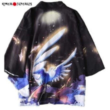 Charger l'image dans la galerie, Veste Kimono Mythic bird Kimono Cardigan Haori mixte Kimonojaponais
