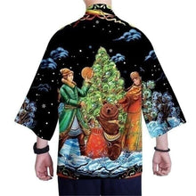 Charger l'image dans la galerie, Veste Kimono Noel Kimono Cardigan Haori mixte Kimono Japonais 003 S