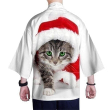 Charger l'image dans la galerie, Veste Kimono Noel Kimono Cardigan Haori mixte Kimono Japonais