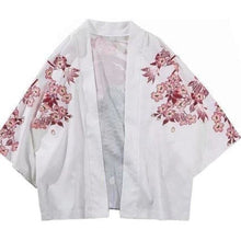 Charger l'image dans la galerie, Veste Kimono Saut du Koi Kimono Cardigan Haori mixte Kimonojaponais