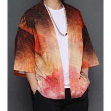 Charger l'image dans la galerie, Veste Kimono Smoking Geisha Kimono Cardigan Haori mixte Kimonojaponais