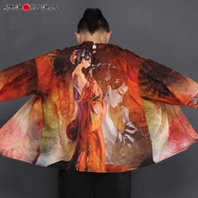 Charger l'image dans la galerie, Veste Kimono Smoking Geisha Kimono Cardigan Haori mixte Kimonojaponais