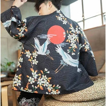Charger l'image dans la galerie, Veste Kimono Soleil Levant - Kimono Japonais