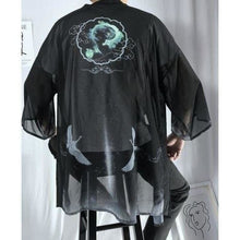 Charger l'image dans la galerie, Veste Kimono Tori Kimono Cardigan Haori mixte Kimonojaponais
