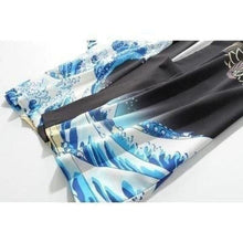 Charger l'image dans la galerie, Veste Kimono ´Vague´ Kimono Cardigan Haori mixte Kimonojaponais