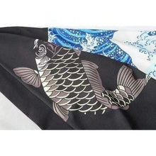 Charger l'image dans la galerie, Veste Kimono ´Vague´ Kimono Cardigan Haori mixte Kimonojaponais