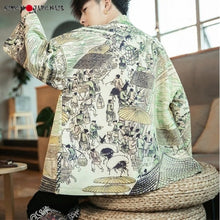 Charger l'image dans la galerie, Veste Kimono Village Japonais - Kimono Japonais