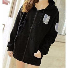 Charger l'image dans la galerie, Veste noire attaque des titans Veste Kimonojaponais