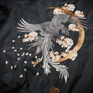 VESTE SUKAJAN BOMBER PHOENIX - Kimono Japonais