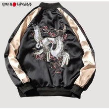 Charger l'image dans la galerie, VESTE SUKAJAN GRUE GORUDEN - Kimono Japonais