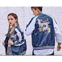 Charger l'image dans la galerie, VESTE SUKAJAN GRUE UMI - Kimono Japonais