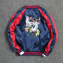 Charger l'image dans la galerie, VESTE SUKAJAN GRUE UMI - Kimono Japonais