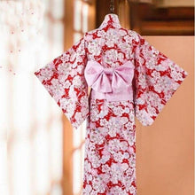 Charger l'image dans la galerie, Yukata Femme Fleurs Sakura - Kimono Japonais