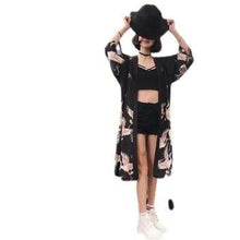 Charger l'image dans la galerie, Yukata Grues du Japon Yukata Femme Kimonojaponais