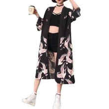 Charger l'image dans la galerie, Yukata Grues du Japon Yukata Femme Kimonojaponais