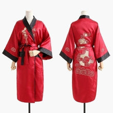 Charger l'image dans la galerie, Yukata Homme Dragon Or - Kimono Japonais