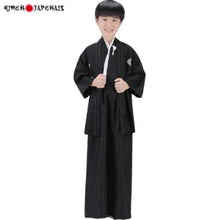Charger l'image dans la galerie, Yukata Japonais Enfant Samouraï Kimono Homme Kimono Japonais
