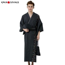 Charger l'image dans la galerie, Yukata Japonais Homme Miko Kimono Homme Kimonojaponais