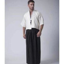 Charger l'image dans la galerie, Yukata Japonais Homme White Samurai Kimono Homme Kimono Japonais