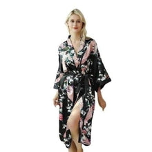 Charger l'image dans la galerie, Yukata Shiki Yukata Femme Kimonojaponais Noir S