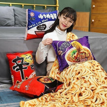 Charger l'image dans la galerie, Coussin et Plaid Japonais Nouilles - Kimono Japonais