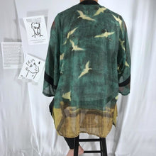 Charger l&#39;image dans la galerie, Kimono Veste Grues Poésie - Kimono Japonais
