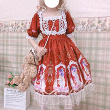 Charger l'image dans la galerie, Kawaii Lolita Soft Sister Sweet Cute Angel Girl Lolita Puff Sleeve Short Dress Everyday Summer
