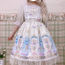 Charger l'image dans la galerie, Kawaii Lolita Soft Sister Sweet Cute Angel Girl Lolita Puff Sleeve Short Dress Everyday Summer