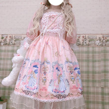 Charger l'image dans la galerie, Kawaii Lolita Soft Sister Sweet Cute Angel Girl Lolita Puff Sleeve Short Dress Everyday Summer
