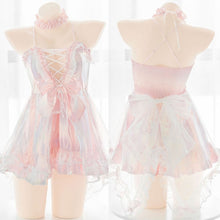 Charger l'image dans la galerie, Robe Kawaii Sexy Babydoll Holographique Kimono Sexy