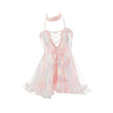 Charger l'image dans la galerie, Robe Kawaii Sexy Babydoll Holographique Kimono Sexy
